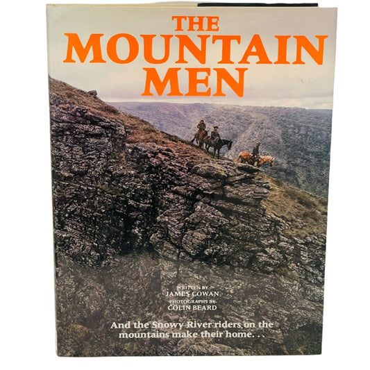 front cover hardcover book.  The Mountain Men. James Cowan