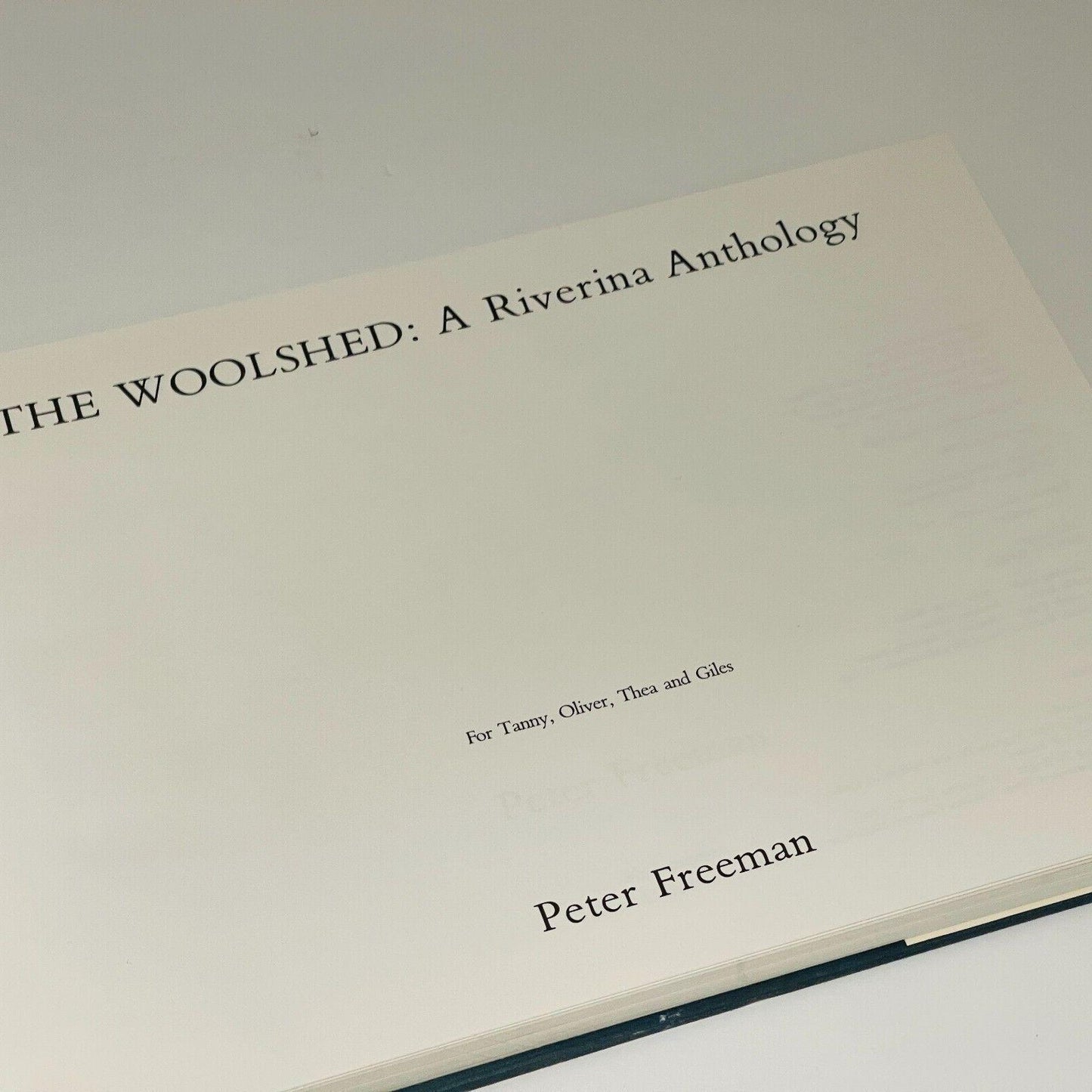 The Woolshed: A Riverina Anthology