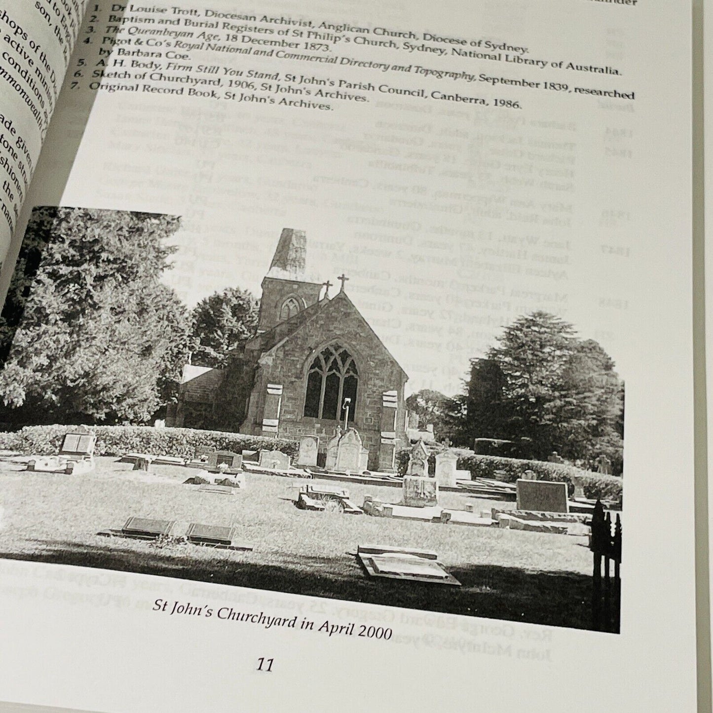 St John's Churchyard Canberra • Jean Salisbury