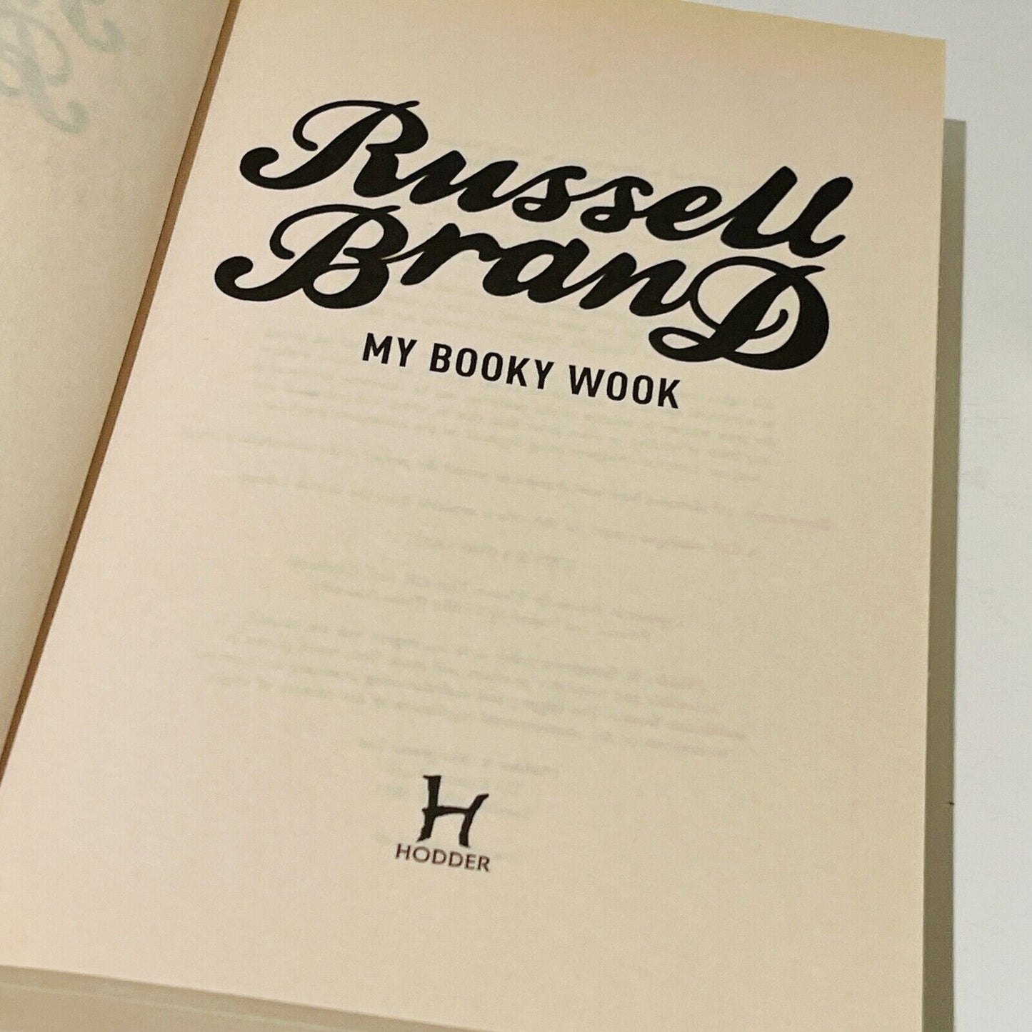 Russell Brand My Booky Wook & Booky Wook 2