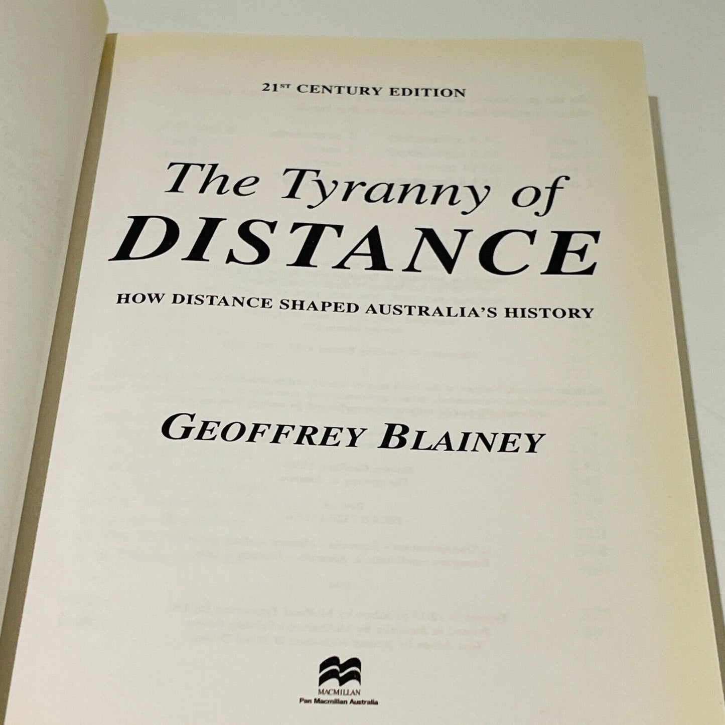 The Tyranny of Distance