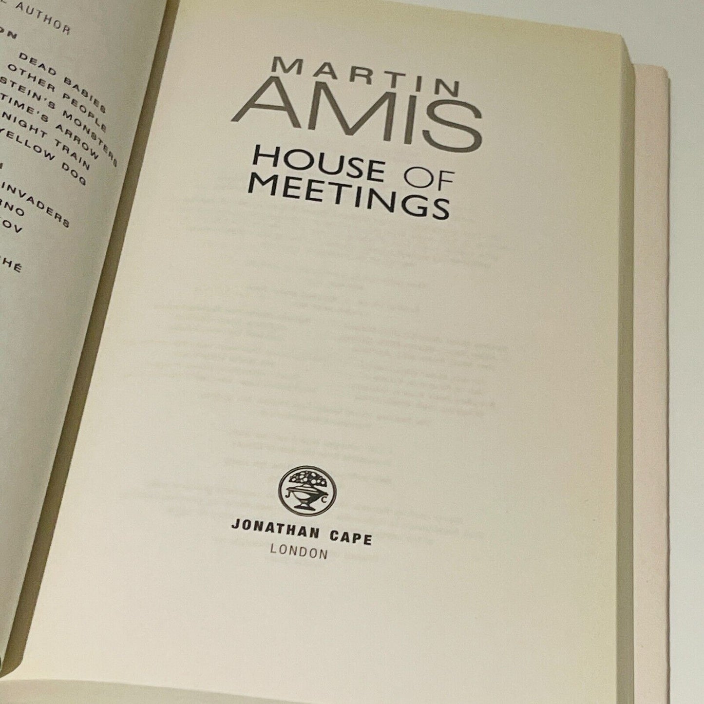 House of Meetings • Martin Amis