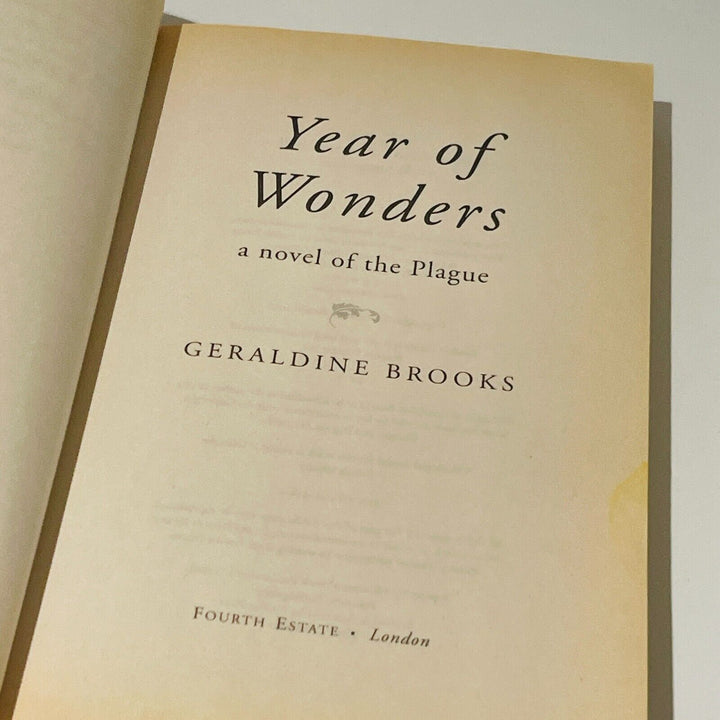 Years of Wonders • Geraldine Brooks