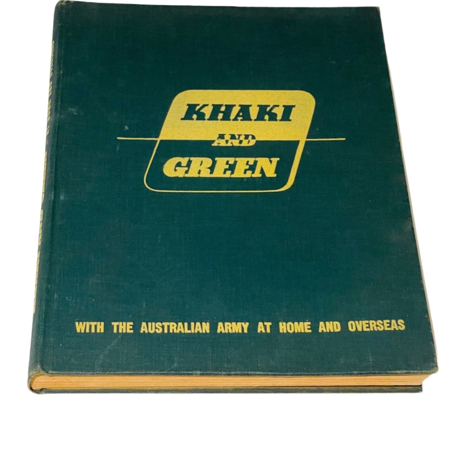 Khaki and Green Vintage Book.