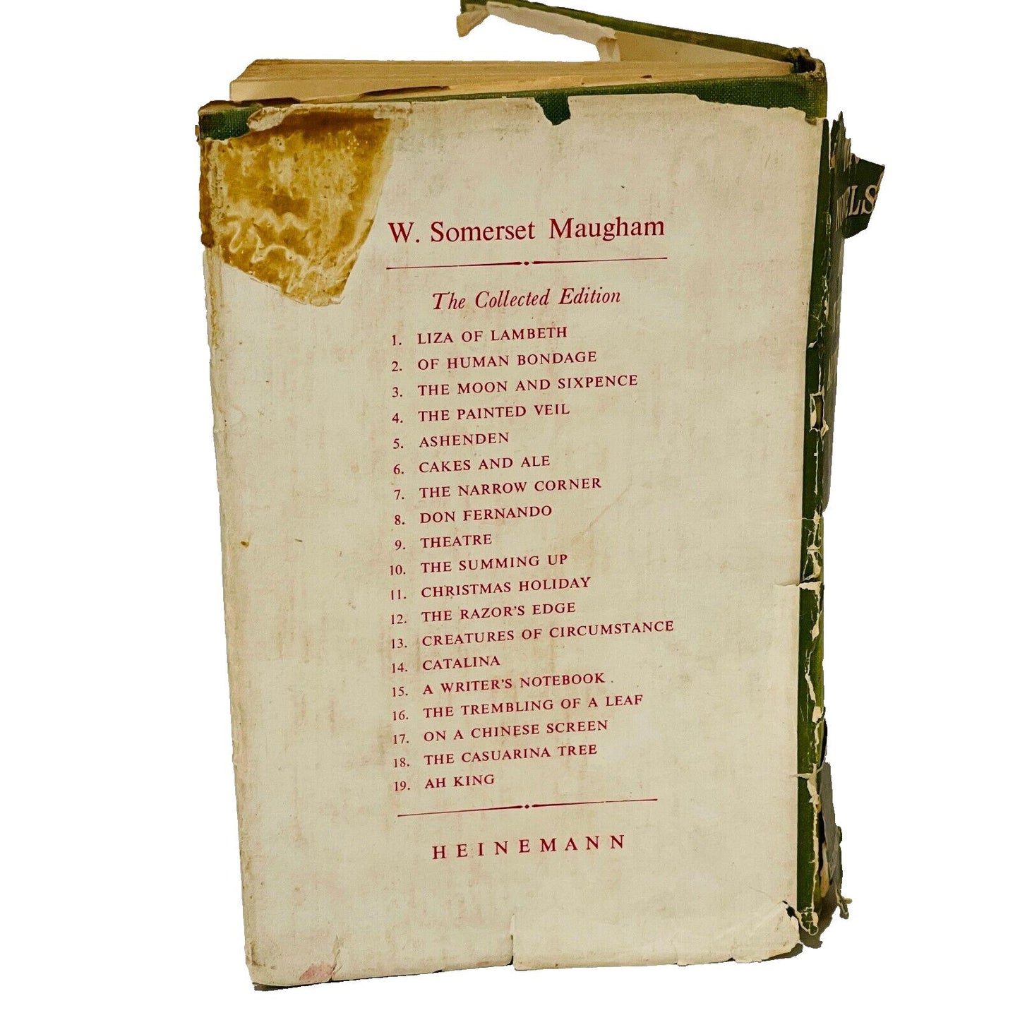 10 Novels and Their Authors • W. Somerset Maugham