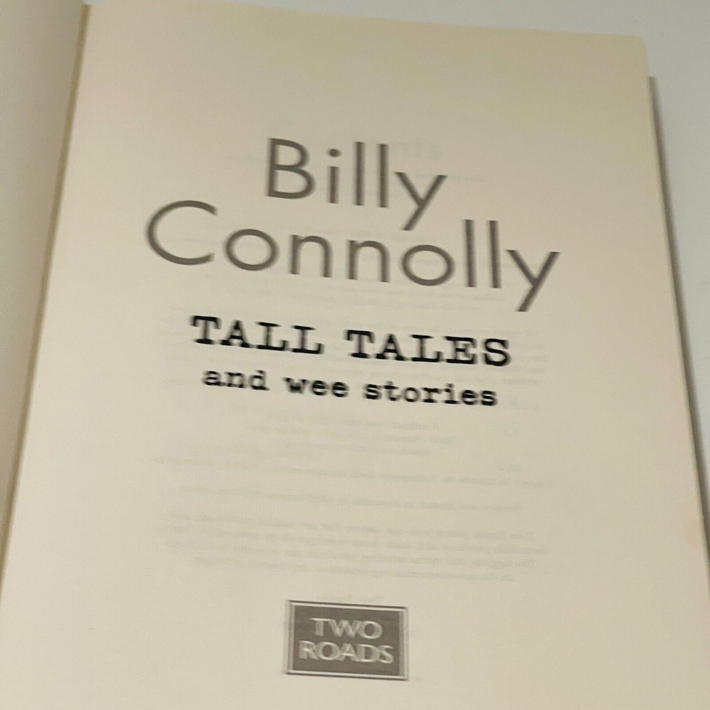 Billy Connolly Tall Tales and Wee Stories • Bill Connolly