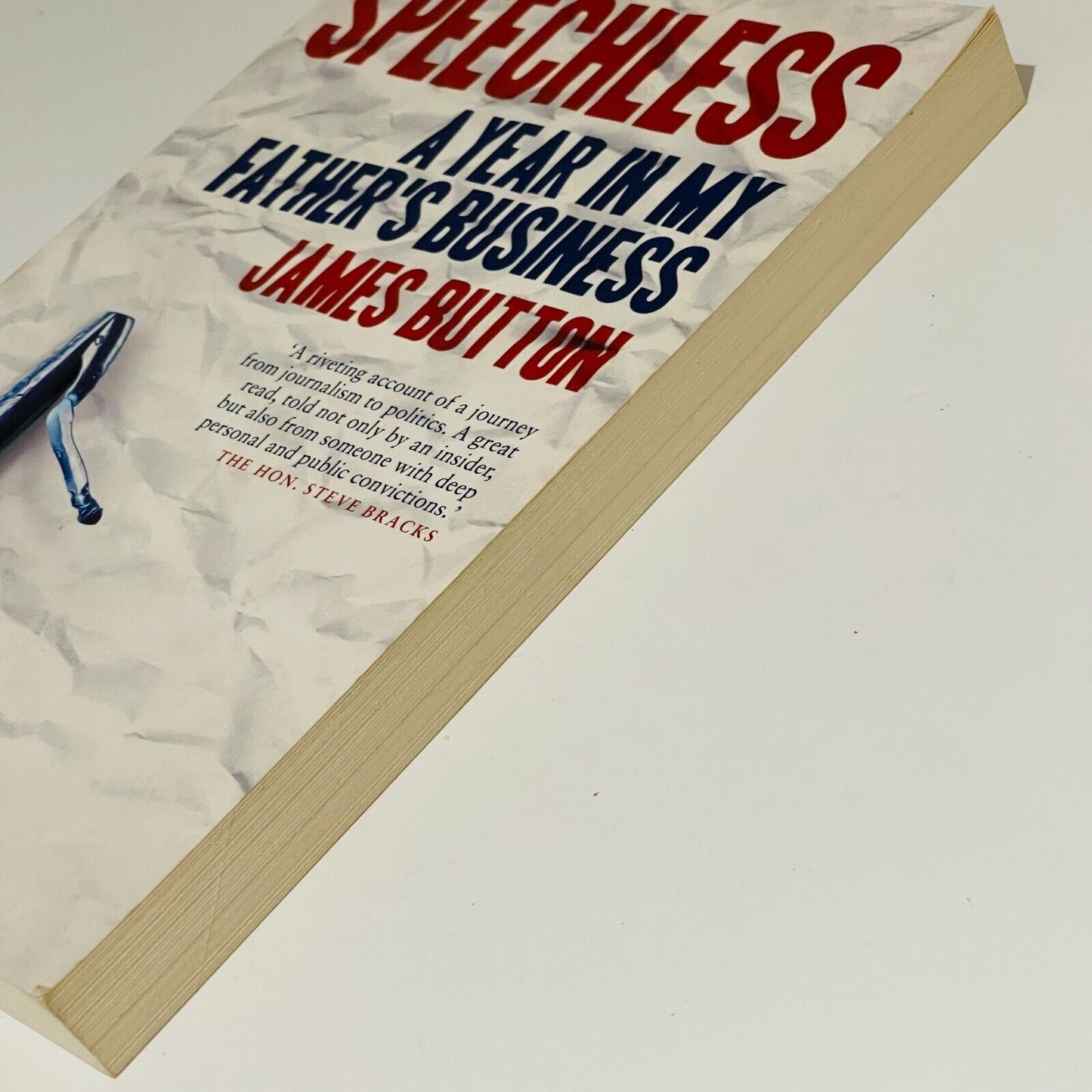 Speechless: A Year in my Fathers Business • James Button