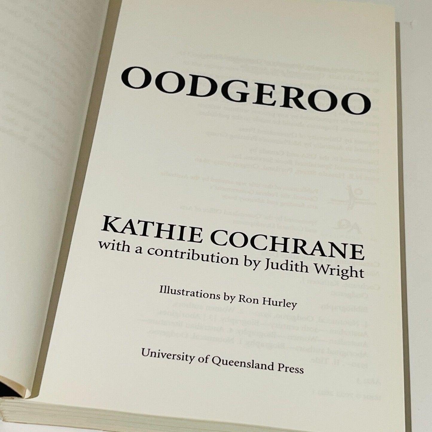 Oodgeroo • Kathie Cochrane