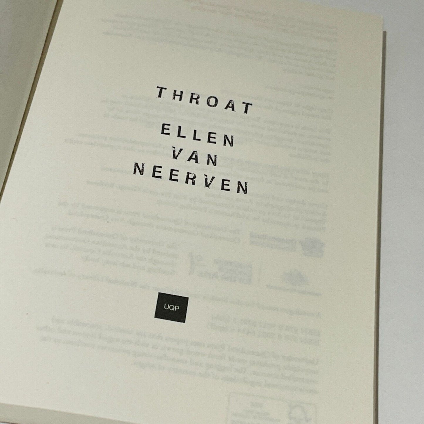 Throat • Ellen Van Neerven