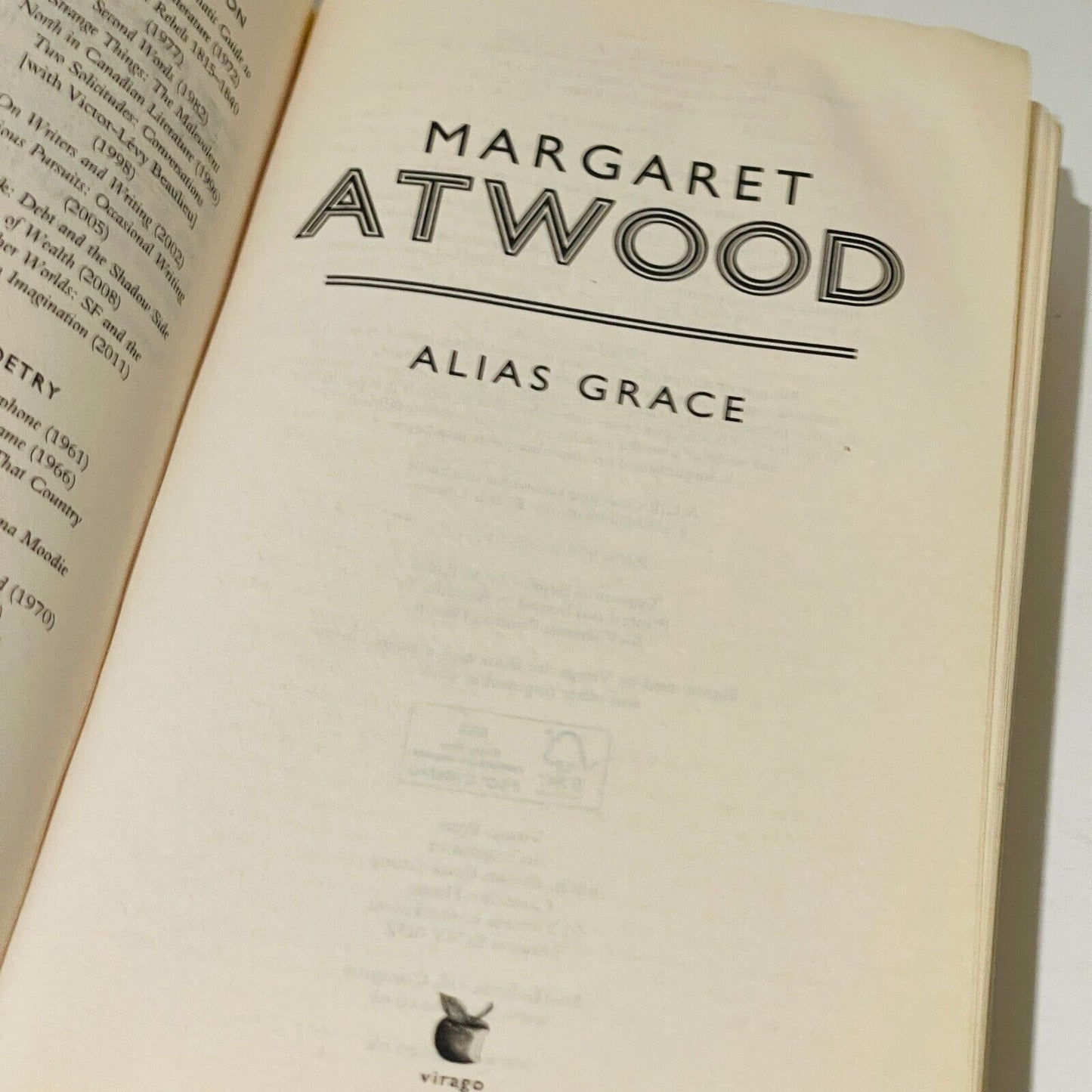 Margaret Atwood Fiction Bundle