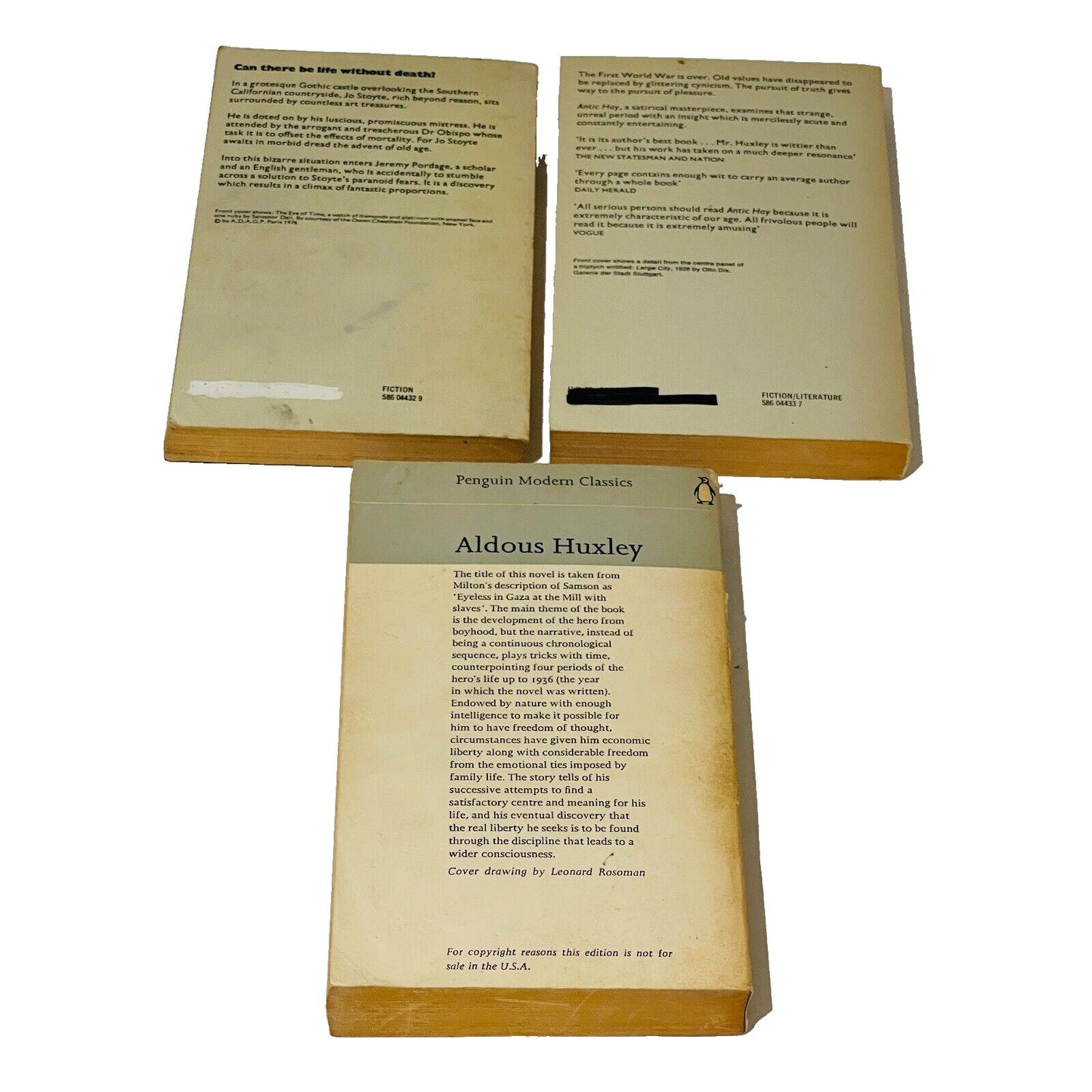 Aldous Huxley Vintage Fiction Bundle