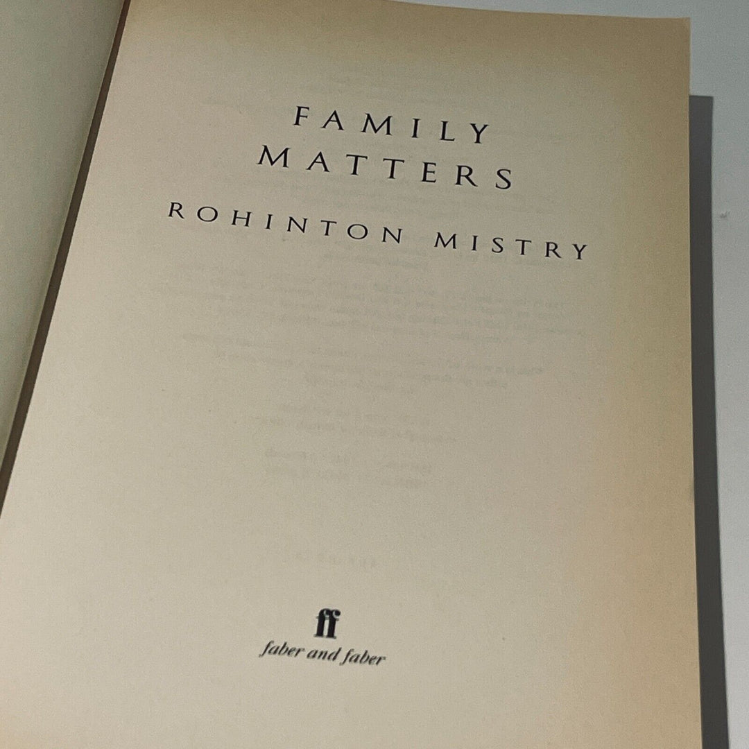 Family Matters • Rohinton Mistry