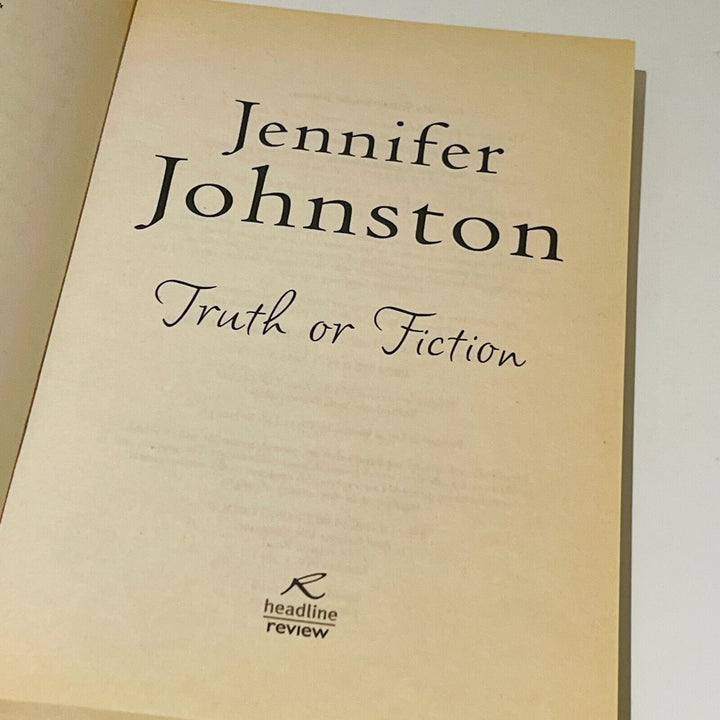 Truth of Fiction • Jennifer Johnston