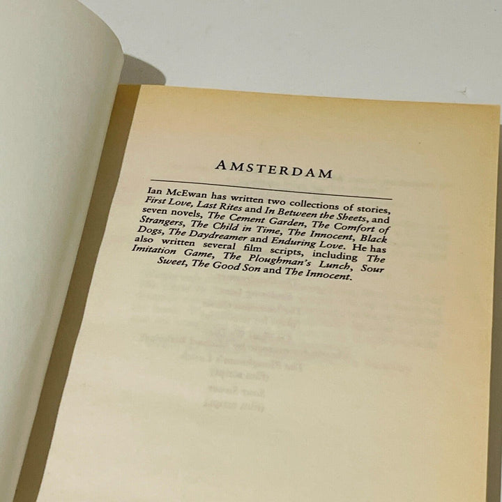 Amsterdam • Ian McEwan