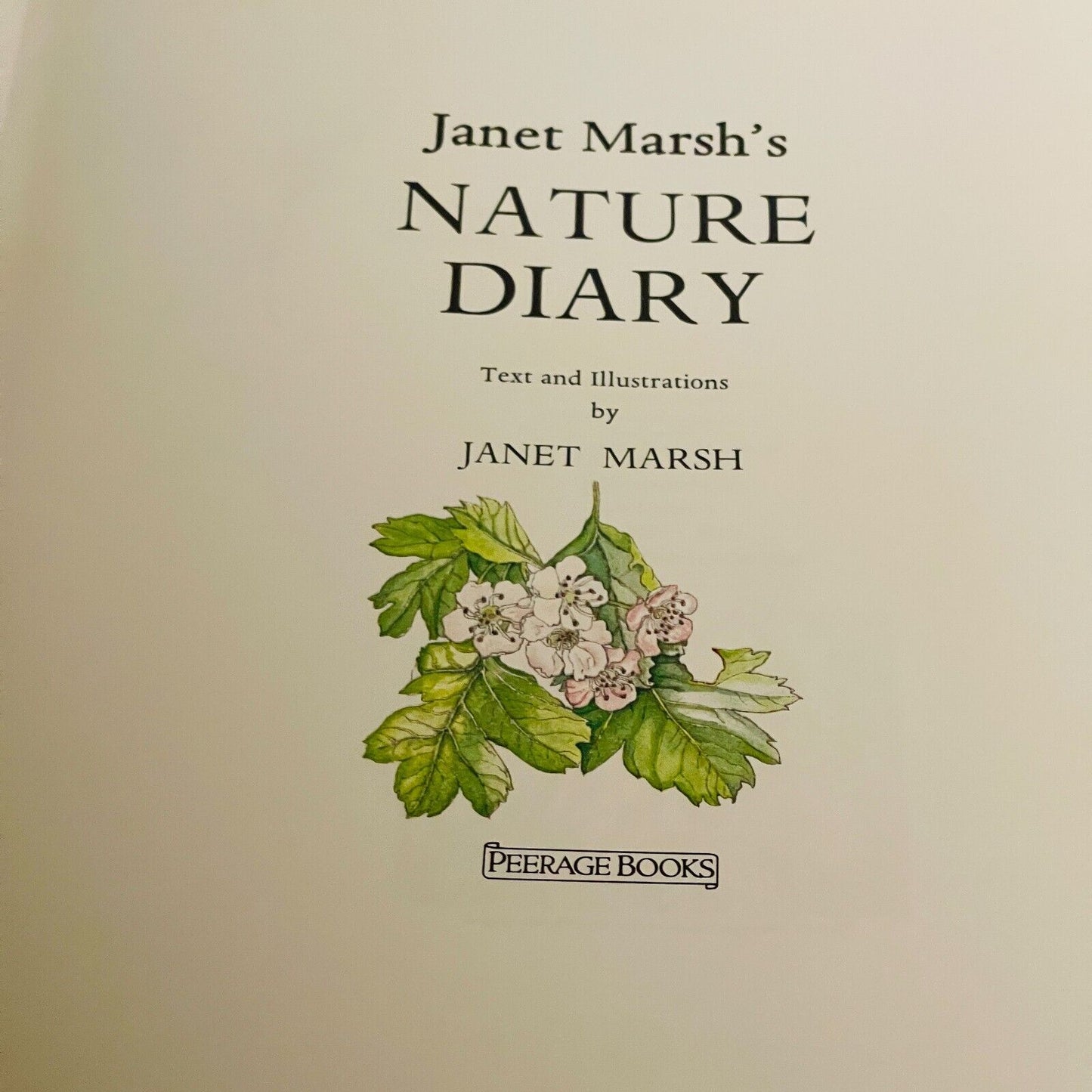 Janet Marsh's Nature Diary