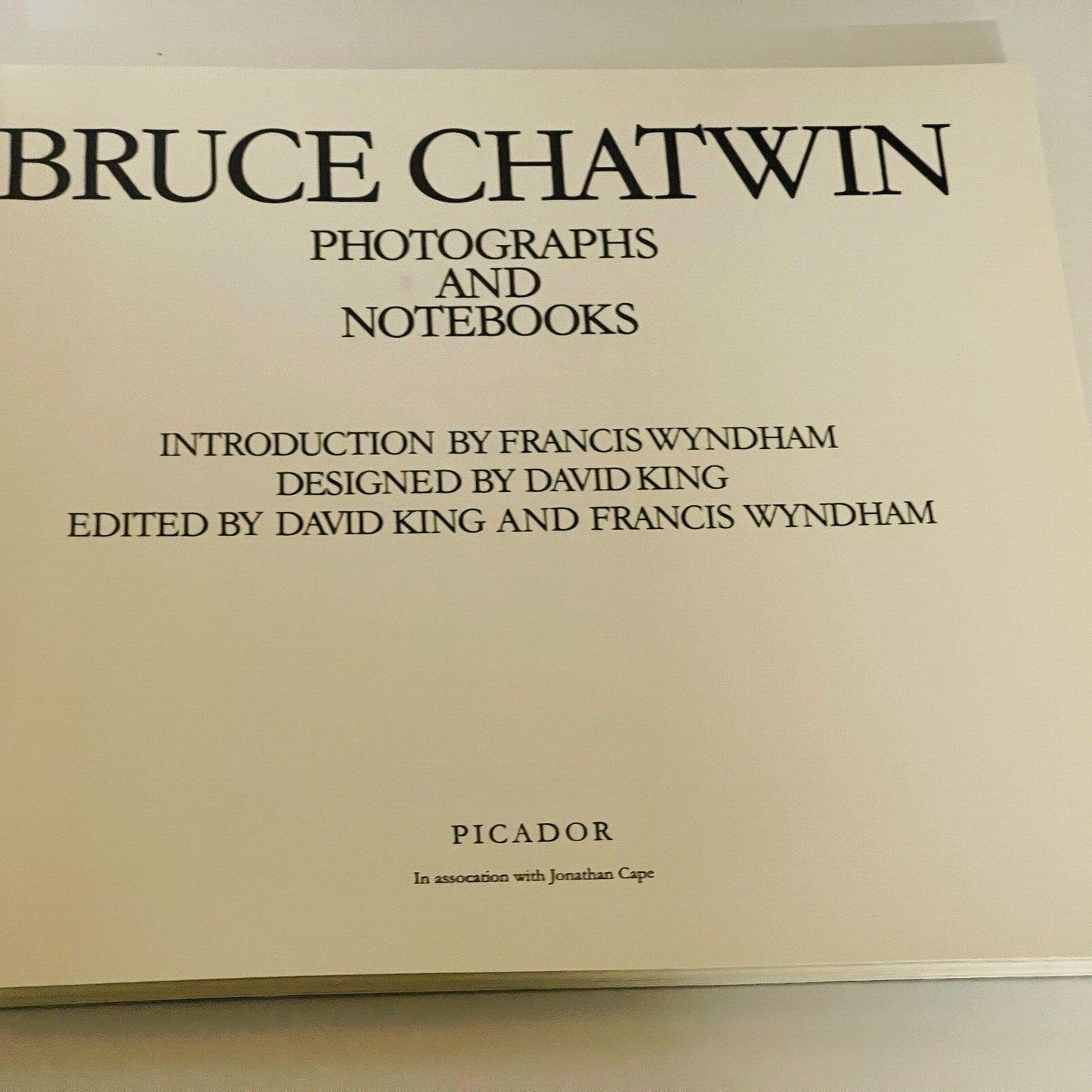 Bruce Chatwin Photographs and Notbooks • Bruce Chatwin