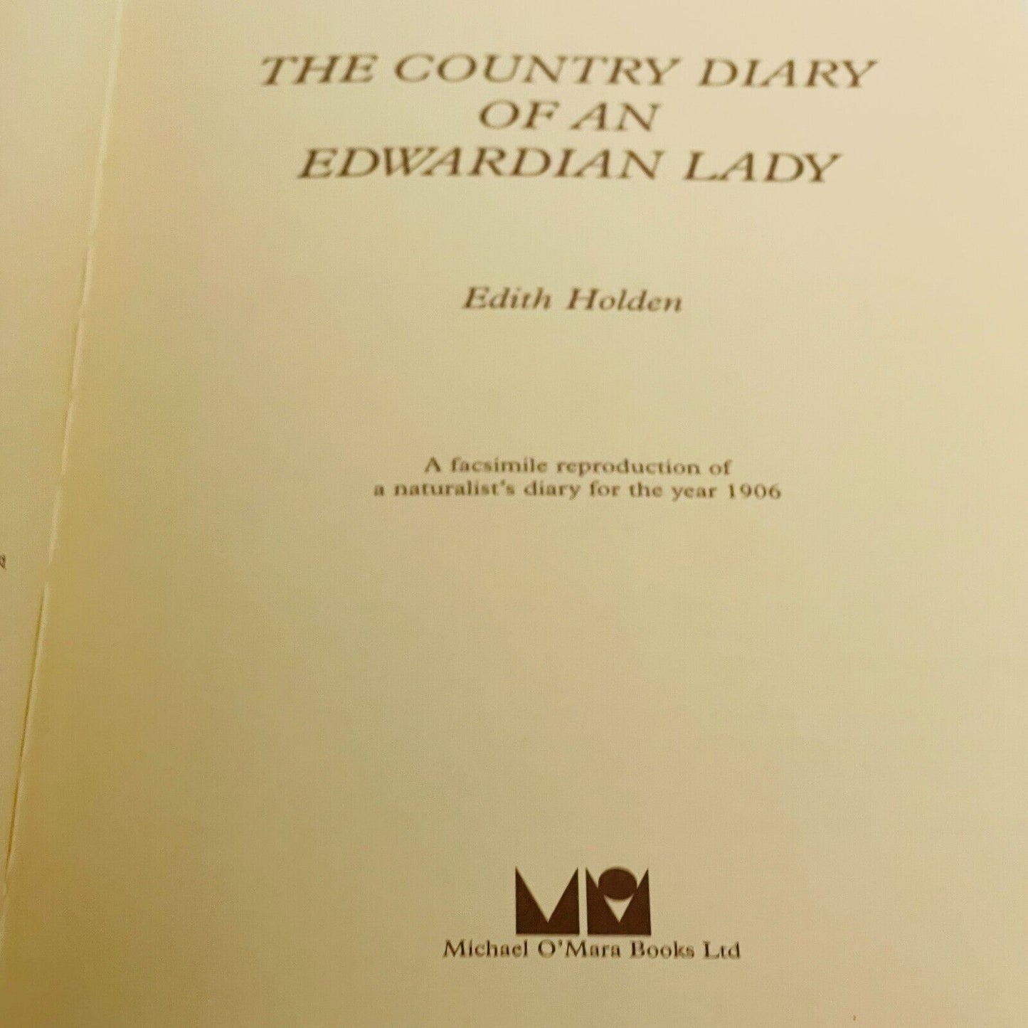 The Country Diary of an Edwardian Lady • Edith Holden