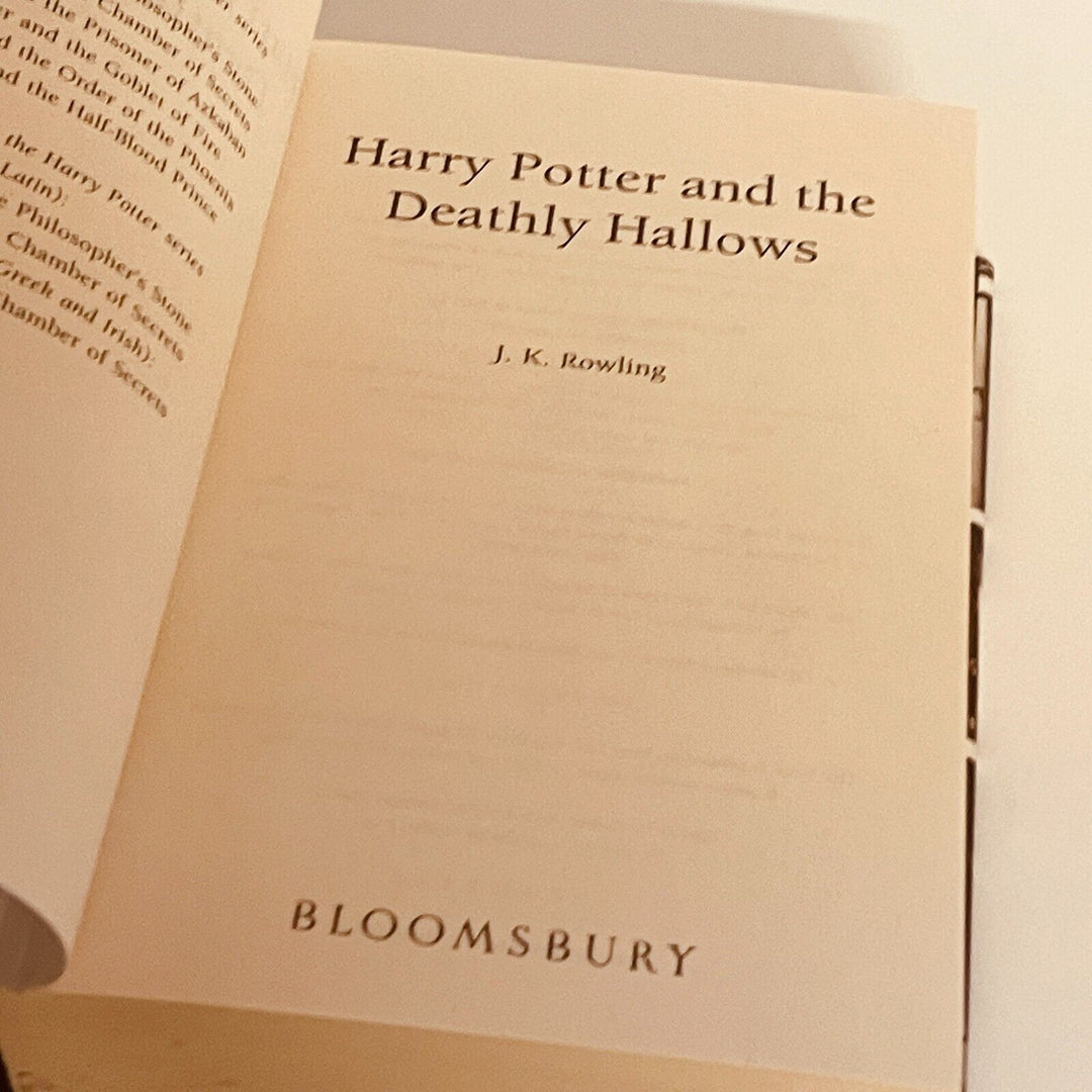 Harry Potter and the Deathly Hallows • J.K Rowling