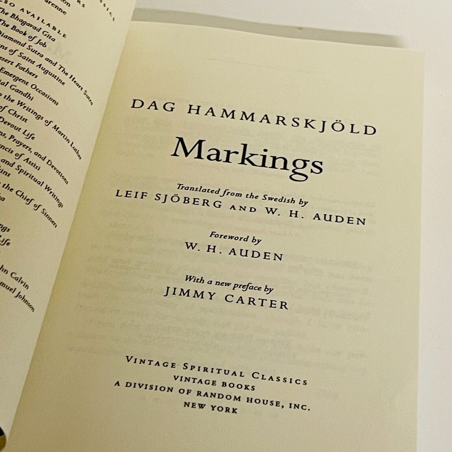 Markings • DagHammarskjold