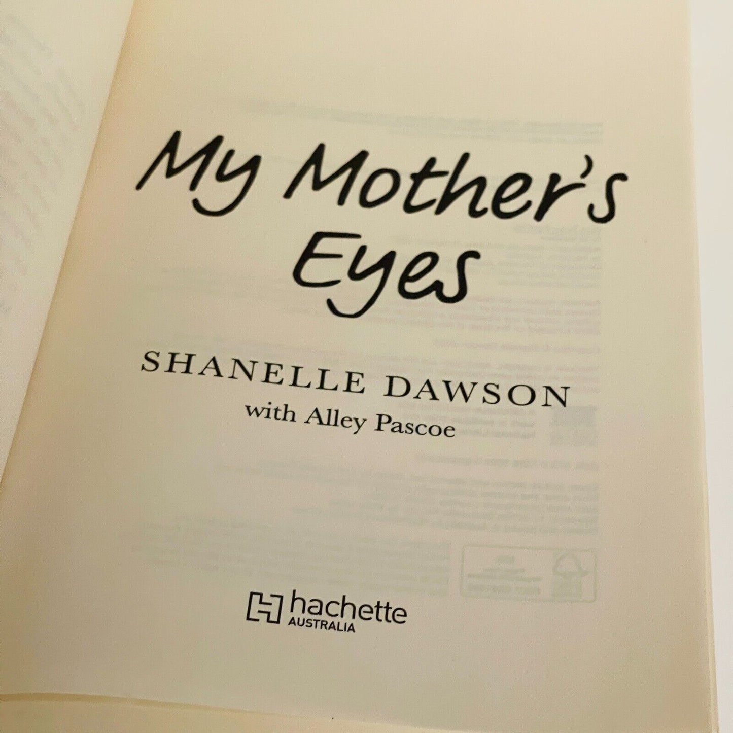 My Mother's Eyes • Shanelle Dawson