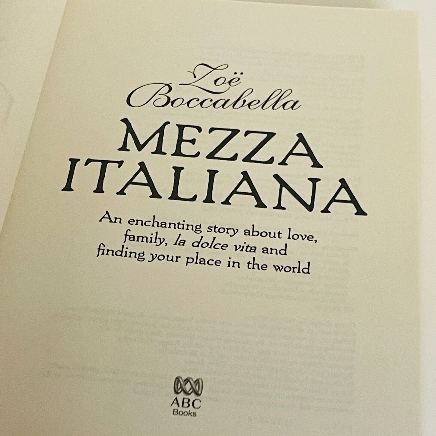 Mezza Italiana • Zoe Boccabella