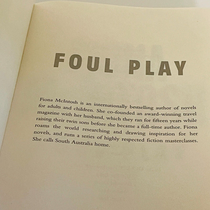 Foul Play • Fiona McIntosh