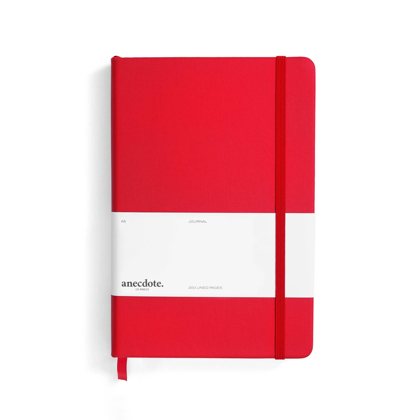 A5 Journal & Notebook • Red / Lined