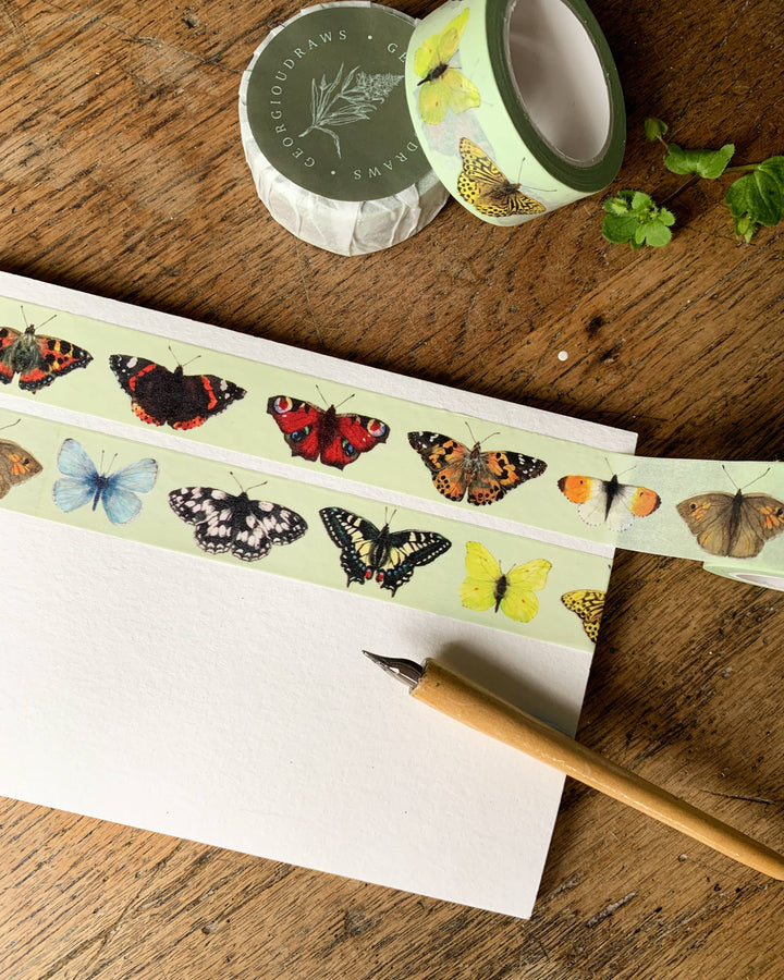 Washi Tape British Butterflies • Journaling Supplies