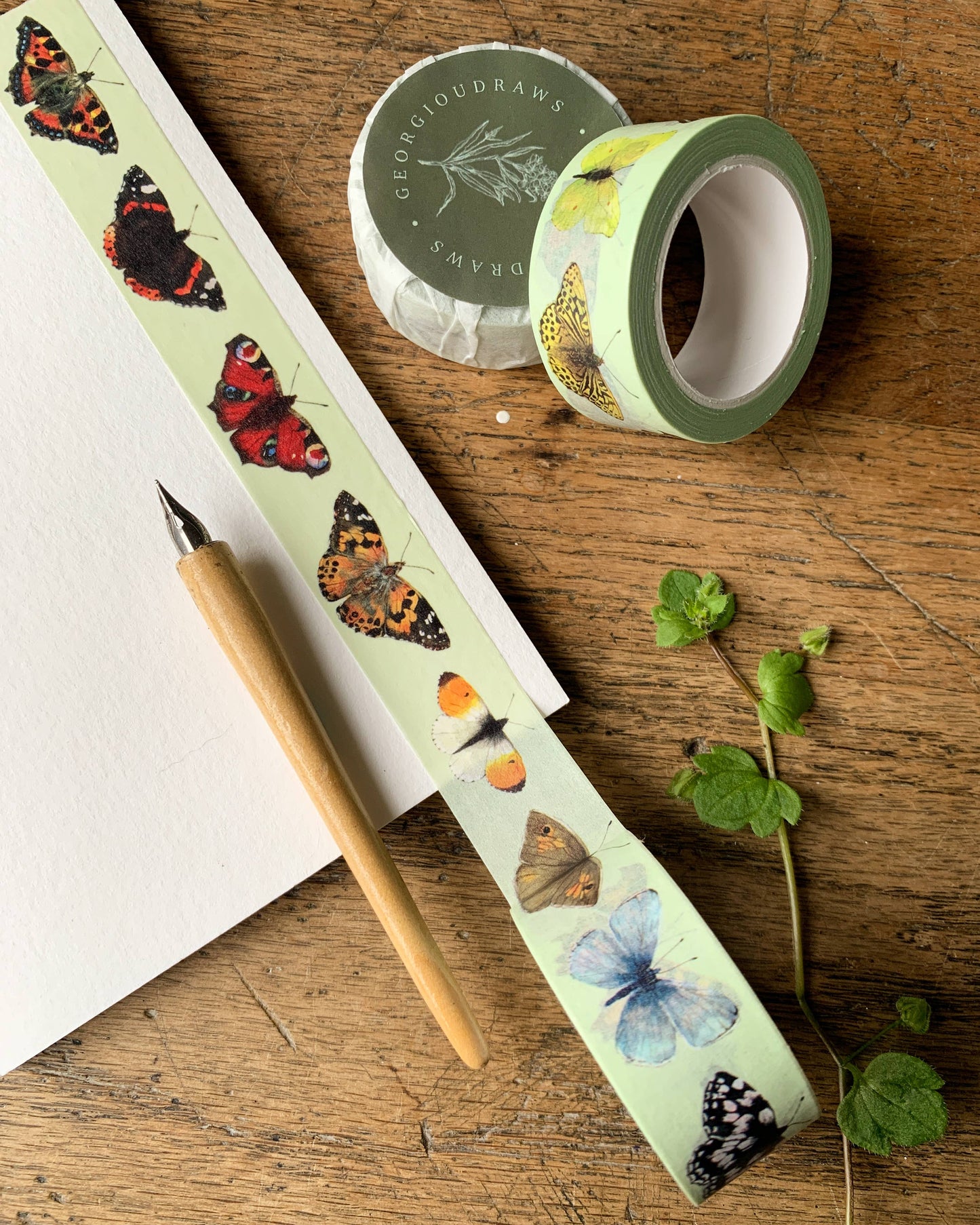 Washi Tape British Butterflies • Journaling Supplies