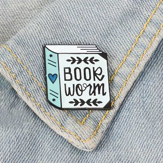 Bookworm • Bookish Enamel Pin