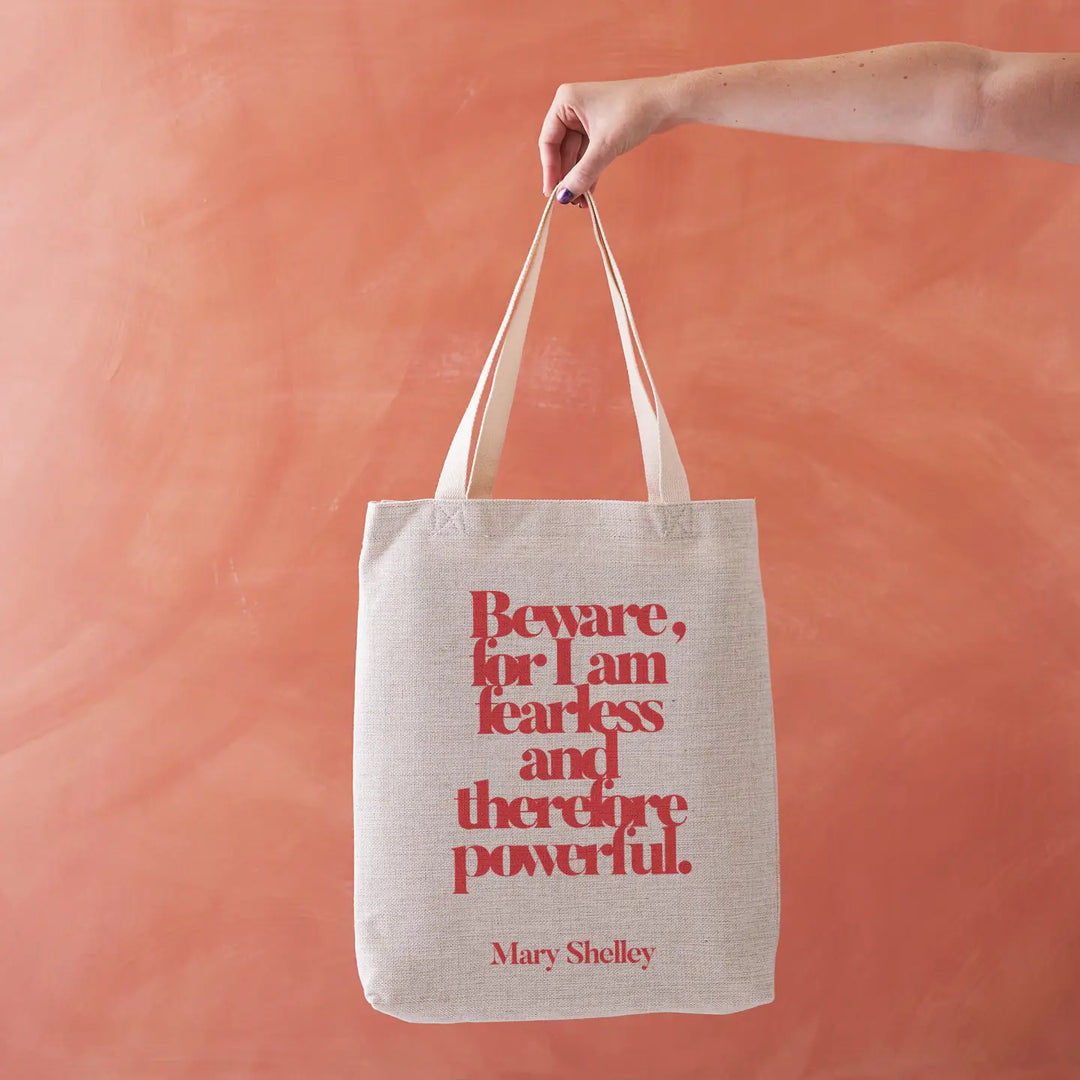 Mary Shelley Fearless & Powerful • Bookish Tote Bag