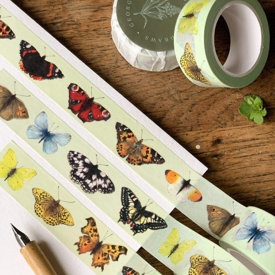 Washi Tape British Butterflies • Journaling Supplies