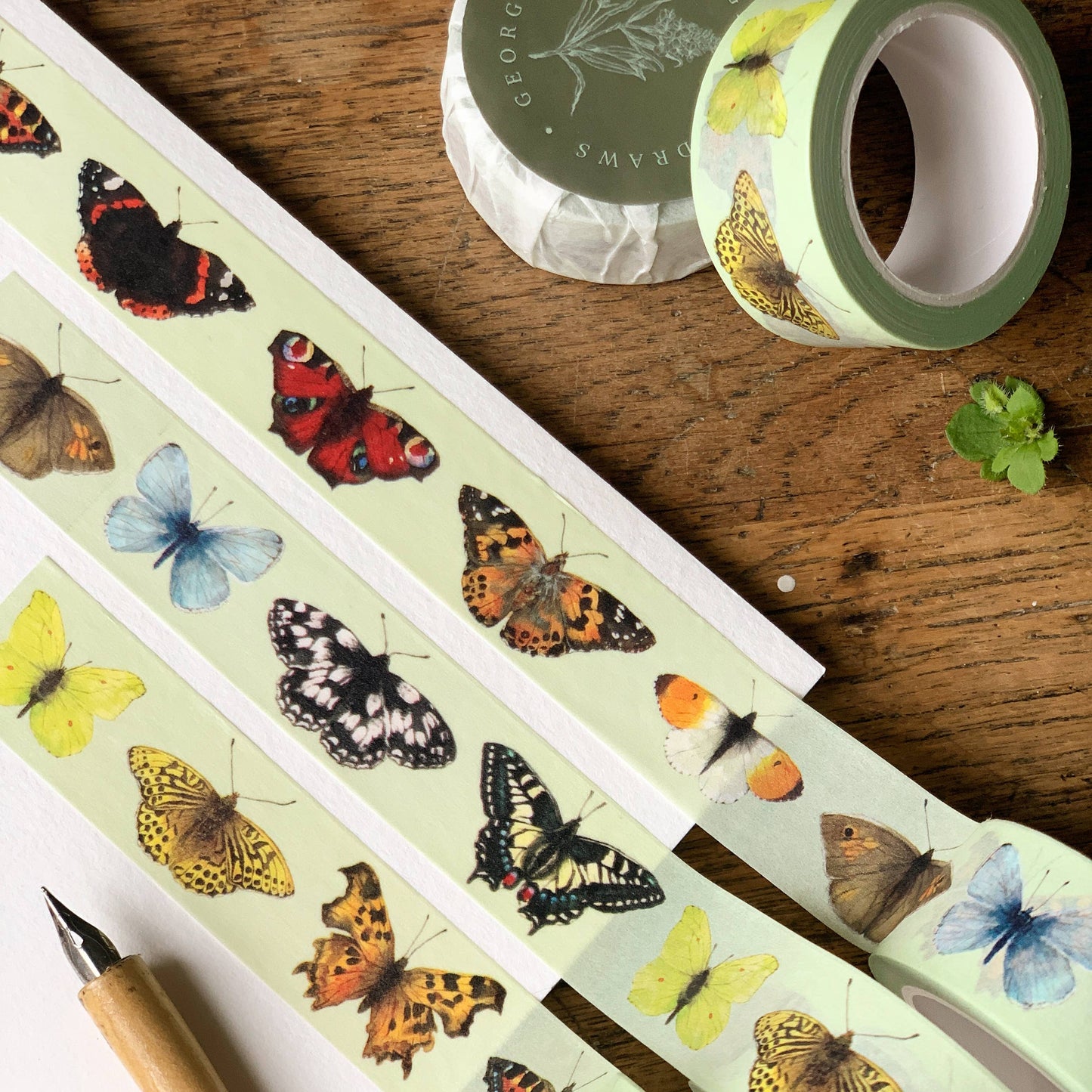 Washi Tape British Butterflies • Journaling Supplies