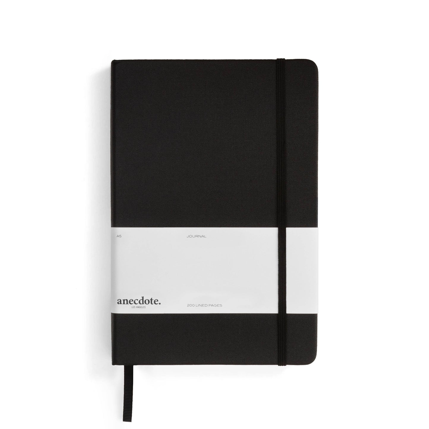 A5 Journal & Notebook • Black / Lined