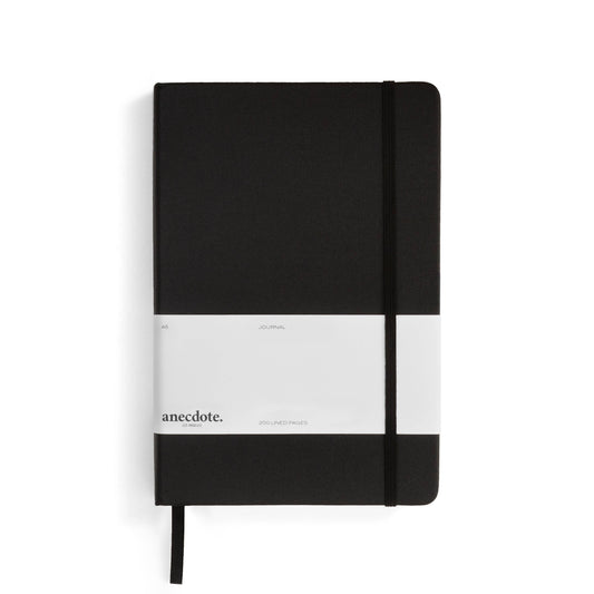 A5 Journal & Notebook • Black / Lined