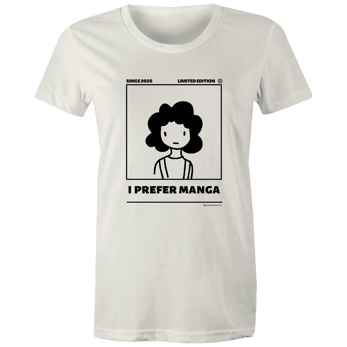 'I Prefer Manga' • Bookish T-Shirt • Women's Maple Tee Regular fit T-Shirt