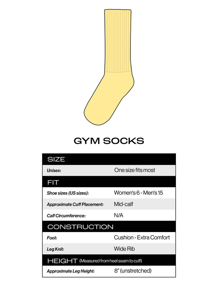 I ❤️ Manga Gym Crew Socks • Bookish Socks