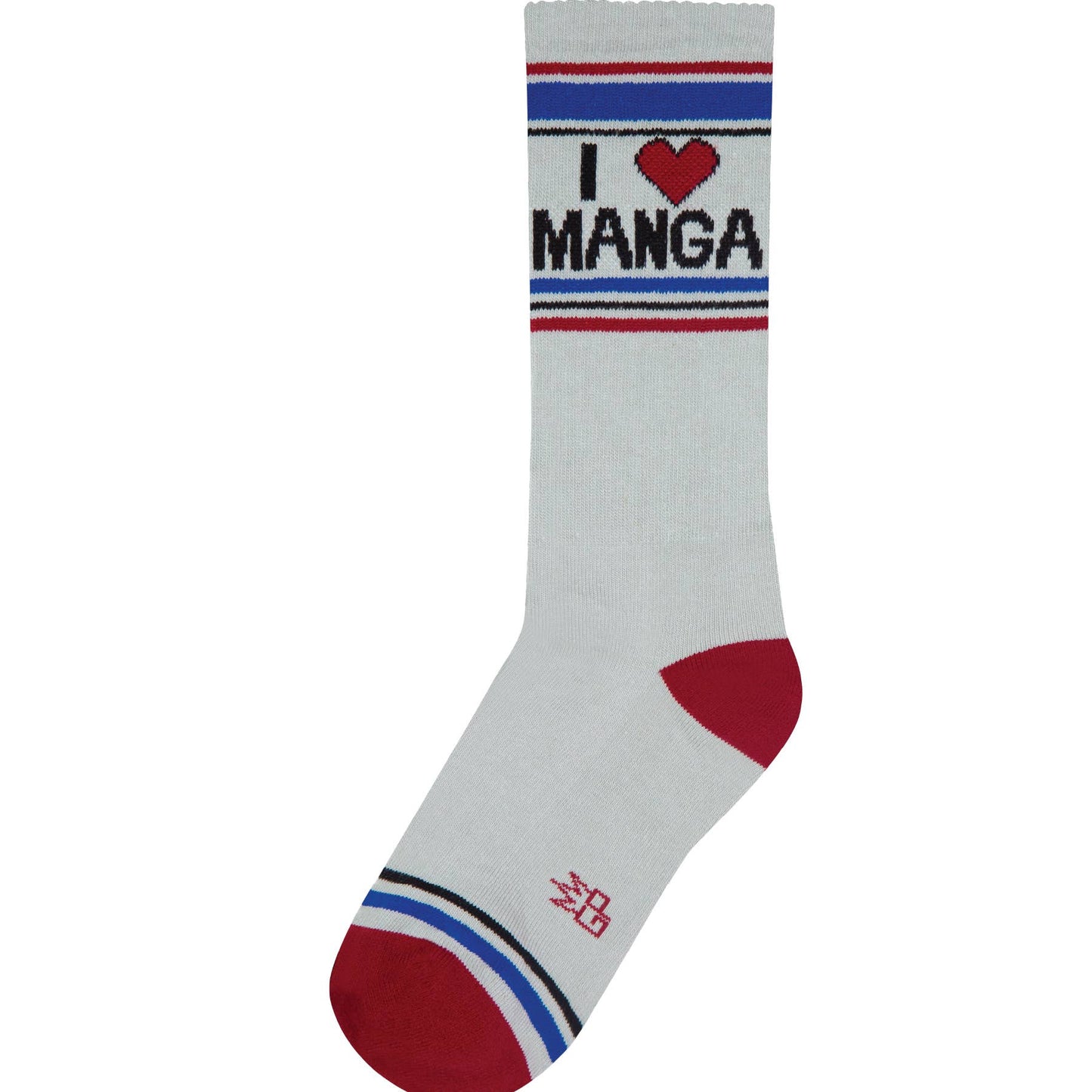 I ❤️ Manga Gym Crew Socks • Bookish Socks